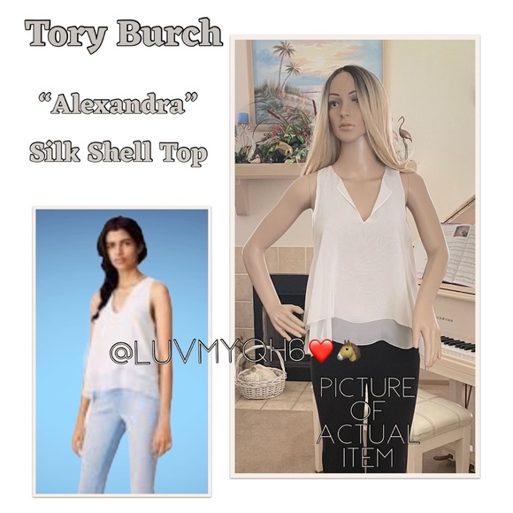 Tory Burch Tops - Tory Burch Alexandra Silk Top